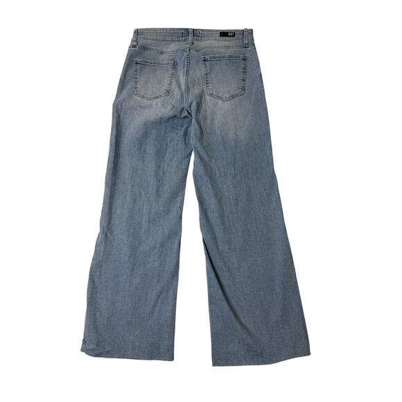 Kut from the Kloth Jeans Women's 10 JEAN Wide Leg Fab Ab High Waist Raw Hem - Picture 2 of 6